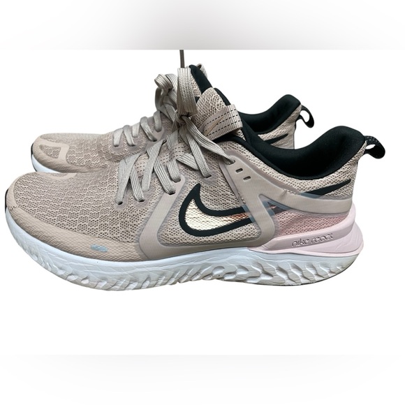 Nike Legend Women's React 2 Running Shoe Stone Mauve Size 8.5 - Picture 4 of 11